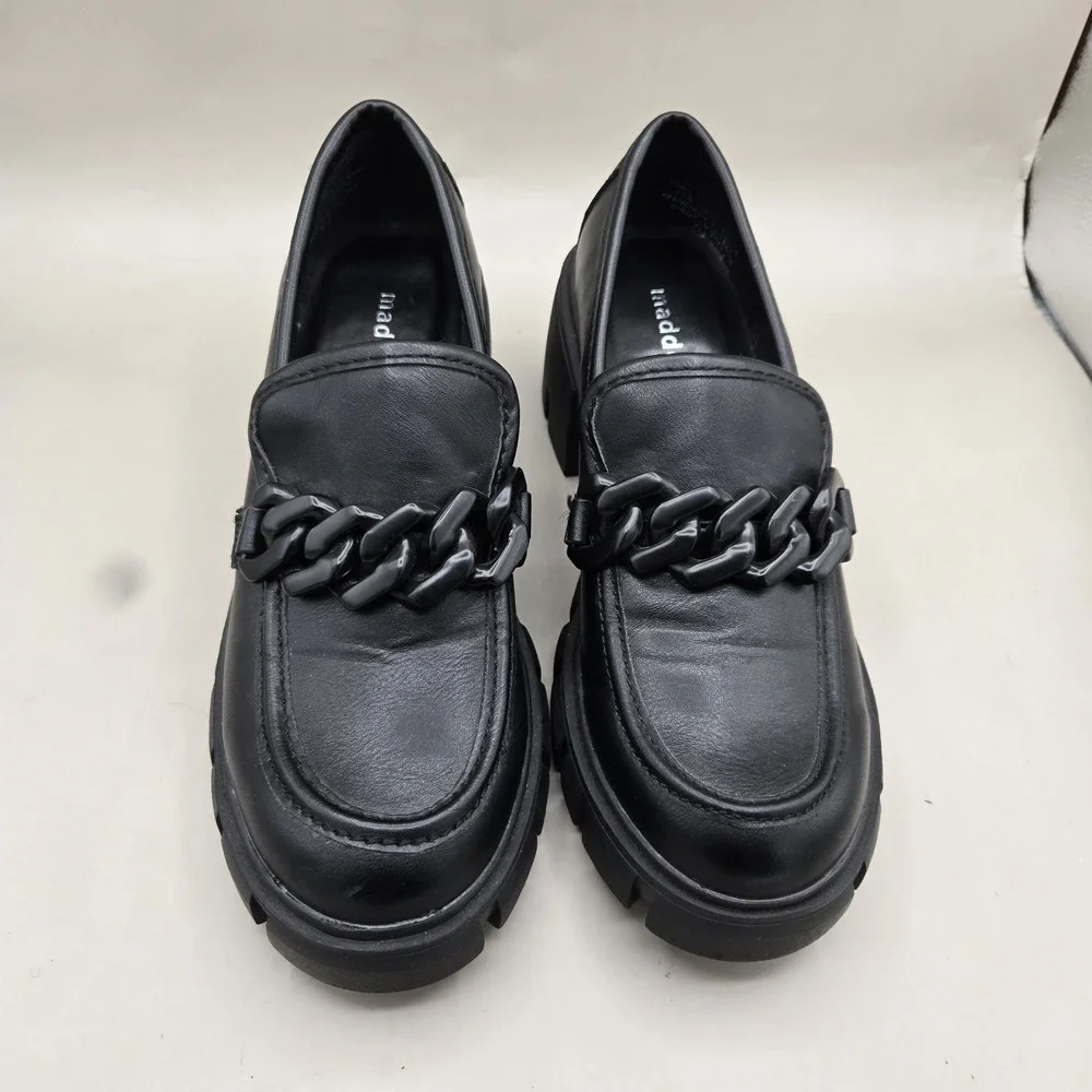 Madden Girl Women's Hoxtonn Slip On Comfort‎ Dress Loafers Black Size 6 155EG